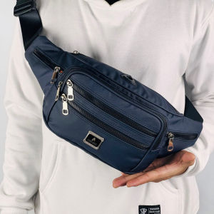TAS Selempang Pria Anti Air Bahan waterfroof Premium Waistbag size BESAR