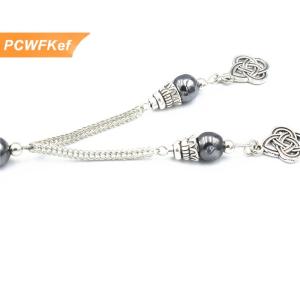 【PCWFKef】 Hạt tròn 8mm đá mật kiểu hồi giáo Trung Đông hồi giáo kinh Mân Côi thủ công