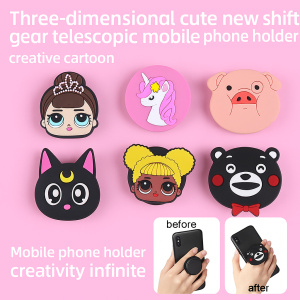 Accessory Rack Soft Glue Cute Cell Phone Accessories Cartoon Lightweight Transparent Safe and Reliable