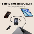 UGREEN 100W GaN Retractable Cable Charger 2xType-C 1xUSB-A for for iPhone 17 16 Pro Max iPhone 17 Pro iPhone 17 Air iPhone 17 Samsung Glaxy S26 S25 Ultra Super Fast Charging 2.0 Model:65587. 
