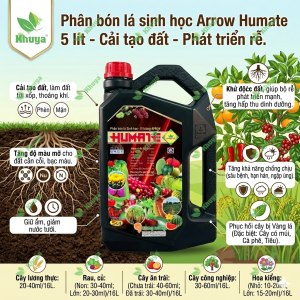 Phân bón lá sinh học Arrow Humate 5 lít Cải tạo đất - Phát triển rễ