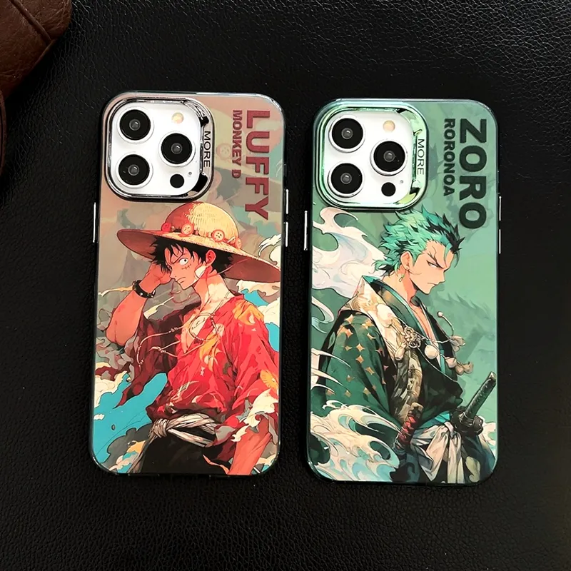 Cool One Piece Luffy Zoro Mobile Phone Case For iPhone 16 Pro Max