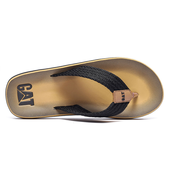 Caterpillar%20shoes%20sandals%20for%20men%20mens%20flip-ps%20woven%20strap%20high-elastic%20EVA%20bottom%20wearing%20beach%20slippers%20-%20Image%202