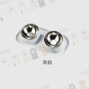 Stainless Steel Pet Cat & Dog Feeding Bowl | Mangkuk Haiwan Kucing Besi Tahan Karat | 猫犬猫咪狗狗宠物不锈钢粮食盆碗饮水盆碗防打翻双碗