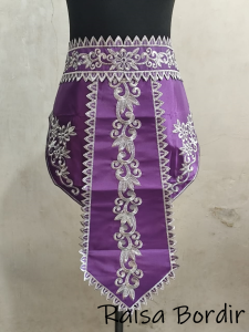 Renda Bordir Aksesoris Tari Sabuk Lidah Tumpuk