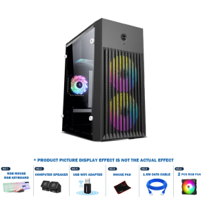 AMD Ryzen 5 3400G Gaming PC Set With DDR4 16GB RAM M.2 512GB SSD Full PC Set For Gaming Office