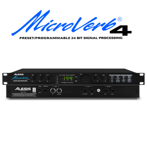 Alesis MicroVerb4/MicroVerb4+ Digital Reverb Multi-Effects Processor Audio processor More than 100 sound effects to choose from suitable for professionals and amateurs alike