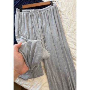 ay Wide Leg Pants Womens High Waist Loose Drapey Cool Casual Trousers Modal Cotton Comfortable Breathable Straight Cut2026