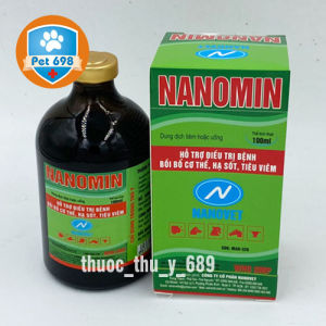 NANOMIN 100ml-NANOVET sản phẩm cao cấp hỗ trợ hồi sức thú bệnh PET-698