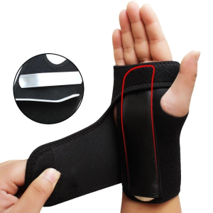 Deker Pergelangan Tangan Wrist Support Dukungan Pelat Aluminium