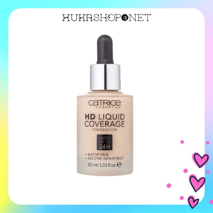 [Chính hãng] Kem nền kiềm dầu Catrice HD Liquid Coverage Foundation 24h ...