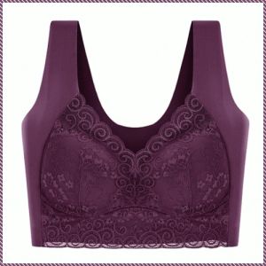 Lace Underwear Without Steel Ring Lift the Chest Underwear Bra Upper Support Against Sagging 无痕钢圈内衣