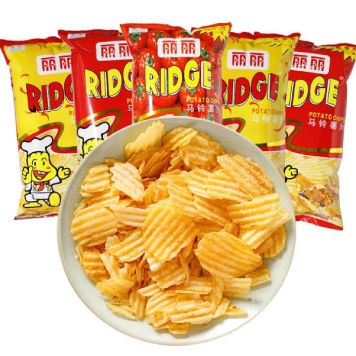 RIDGE CHIPS DELICIOUS POTATO 100g Lazada PH