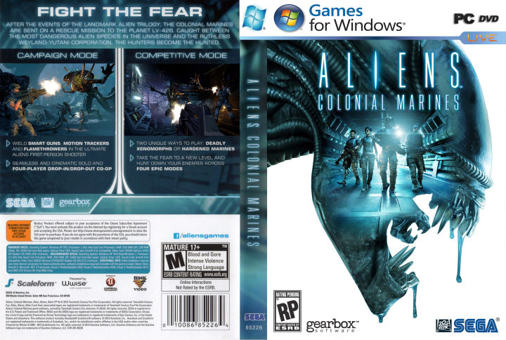 Aliens: Colonial Marines PC GAME [Offline INSTALLATION] | Lazada