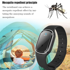 Ultrasonic Electronic Mosquito Repellent Bracelet Anti Insect Mosquito Repellent Bracelet Waterproof Usb Rechargeable Anti-Mosquito Watch