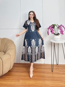 daster batik caprayon semi twill bahan tebal adem busui pekalongan