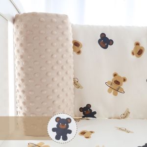 40cm Height Baby Cot Crib Bumper Cotton Baby Bedding Infant Bed Guard Around Protection Kids Newborn