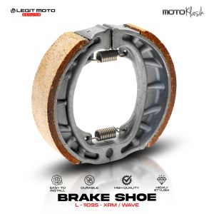 LEGITMOTO REAR BRAKE SHOE SET FOR CLICK V2/V3 BEAT FI V2/V3  MIO I125 MIO SPORTY AEROX V1 XRM WAVE MOTORCYCLE