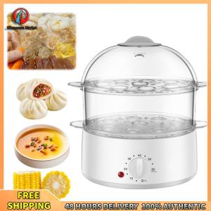 Winnereco หม้อหุงไข่ไฟฟ้าที่มีการปิดเครื่องนึ่งผักขายน้ำยานึ่งสำหรับไข่ต้มแข็ง