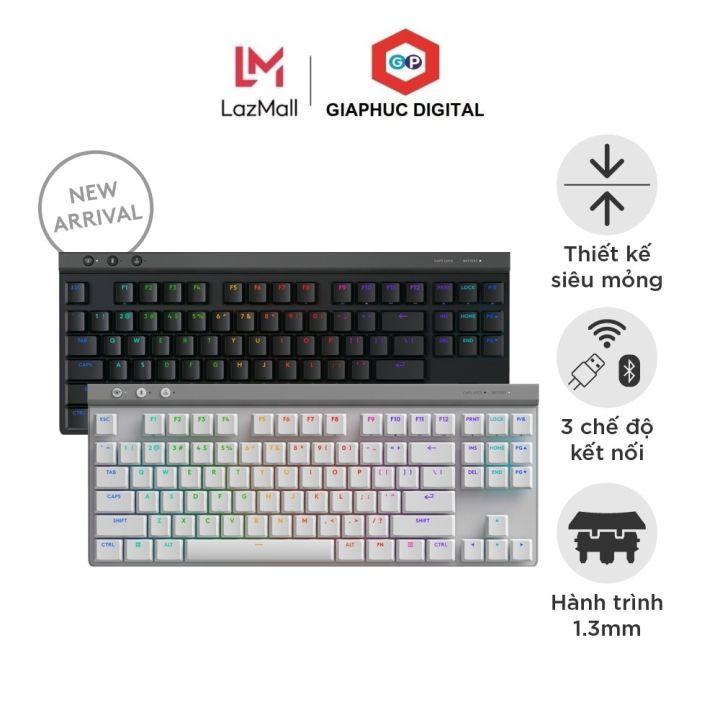 Bàn Phím Gaming Không Dây Logitech G515 LightSpeed TKL