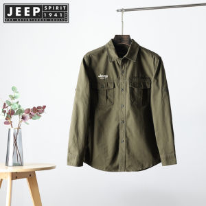 Jeep tinh thần 1941 estd công sở mùa xuân và mùa thu tay dài nam giản dị Áo sơ mi 2022 Áo nam tay dài nam áo nam