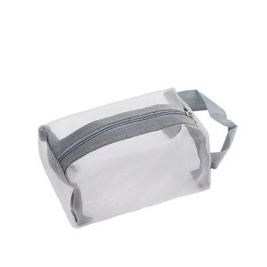 3/1Pcs Mesh Transparent Makeup Bag Women Cosmetic Bags Large Portable Storage Bag for Travel Toiletries Towel Organizer Pouch