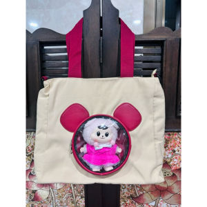 พร้อมส่งในไทย🇹🇭กระเป๋าสะพายไหล่ ใส่ลาบูบู้/Bao Oa/Baby three ไปเที่ยวได้ น่ารักมาก😊😆 ขนาดใหญ่ จุของได้เยอะ ✅ใส่ไอแพดได้