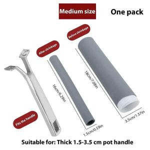 Pot Handle Heat Resistant Cover Anti-scalding Rubber Protector Sleeve Non-Slip Pot Handle