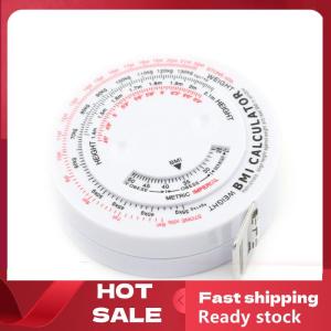 🚚【Local Express Delivery】🚚 BMI Body Mass Index Retractable Tape 150cm Measure Calculator Diet Weight Loss Tape Measures Tools