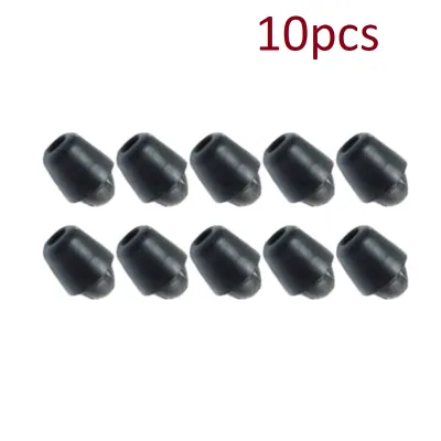Bộ 10 chốt cao su màu đen 18mm X 13mm nút đệm giảm chấn chống sốc hãm xung cho cửa trước sau xe hơi ô tô