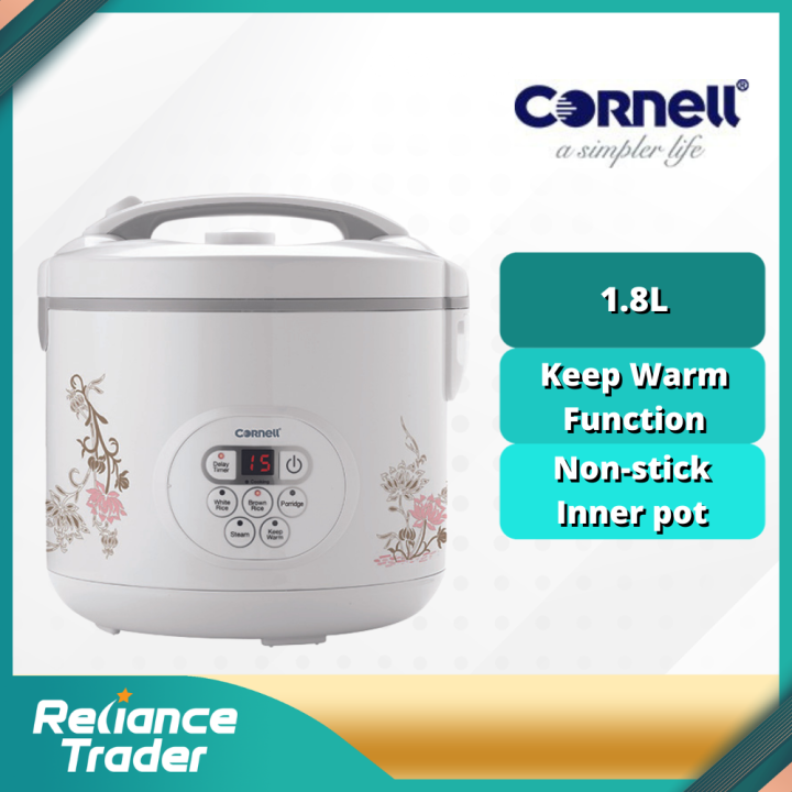 CORNELL Digital Rice Cooker 1.8L CRCJP183PD Lazada