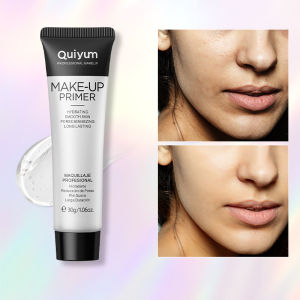 Pores Minimizing Makeup Primer Transparent - QUIYUM PROFESSIONAL MAKEUP PRIMER 30g Hydrating Smooth Skin Long Lasting For All Skin Type