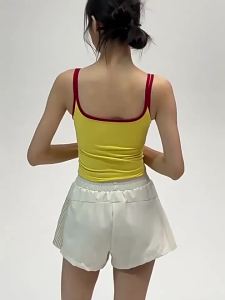 2026 Hot Sale [ Shipped from China ] Sports Suit 2026 New Summer Yoga Vest with Chest Pads Sleeveless Pilates Top Fitness Apparel B3