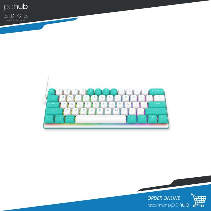 PChub | Redragon Fidd K683WB-RGB, white blue, wired mkb mech keyboard ...