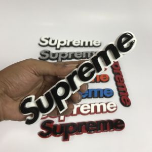 EMBLEM VARIASI MOBIL SUPREME TAMBAHAN DENGAN HURUF TIMBUL 3D BAHAN RESIN