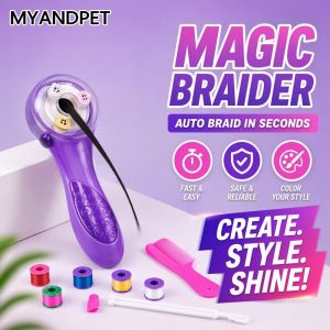Automatic Hair Braiding Tool Electric Twist Braider Diy Styling Portable Cordless For Kids Girls Gift