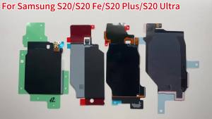 NEW For Samsung S23 S22 S21 S20 Fe Plus Ultra Wireless Charging Induction Coil NFC Module Flex Cable Repair Parts