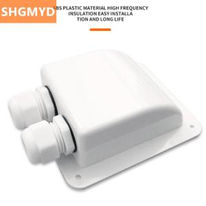 [COD] SHGMYD Double Wire Entry Gland Box Solar Panel Roof Wire Entry Gland Box Cable Motorhome Hole RV Yacht Car Accessories New