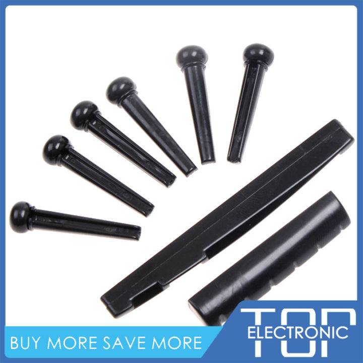 14pcs Acoustic Guitar Bridge Pins Guitar String Pegs With Bridge