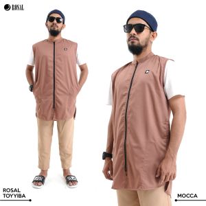 ROSAL TOYYIBA Rompi Sholat Shalat Solat Muslim Kasual Pria Cowok