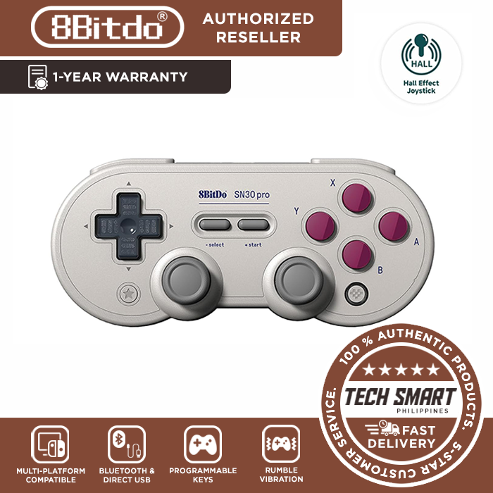 8Bitdo SN30 Pro Hall Effect Joystick Update Wireless Bluetooth