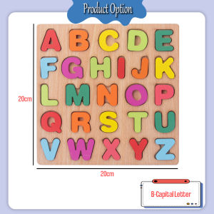 [Little B House] Preschool Early Educational Wood Puzzle Hand Grab Matching Toy 手抓板拼图玩具 Mainan Teka Teki - PuzzleGroup