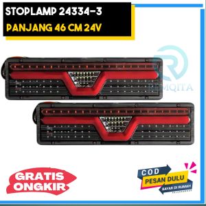 Lampu Variasi Mobil Truk 24 volt Stop Lamp Led Truck 24 vol Lampu Belakang Mobil Truk Panjang 46 cm