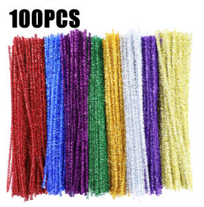 200pcs Kawat Bulu Mercy Blingbling / Bulu Mercy Gliter / Pipe Cleaner /30CM Kawat Glitter