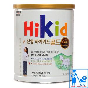 Sữa Bột Hikid Gold Goat Milk Hộp 700g (Sữa dê dành cho trẻ từ 1~9 tuổi)