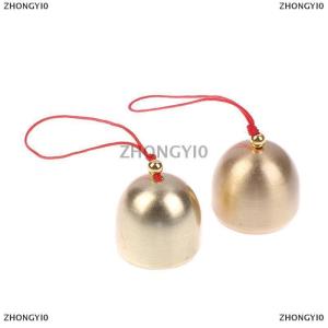 [COD] ZHONGYI0 1 Cái Mặt Dây chuyền kim loại chuông Hợp kim đồng nguyên chất cổ điển chuông gió trang trí chống trộm tự làm thủ công chuông cửa trang trí nhà