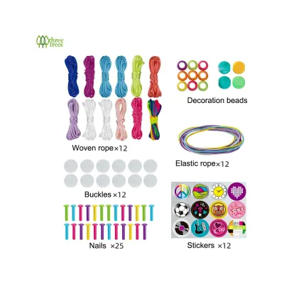 【Tira123】 Can Make 12 Pcs Bracelets Friendship Bracelet Making Kit for Girls - Cool Arts and Crafts Toys Gift For Kids Friends Birthday Festival Party Door Gift for 6 to 12 Years Old
