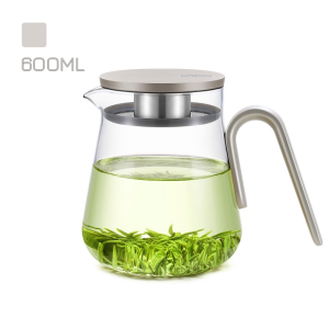 Ấm trà thủy tinh chịu nhiệt cao cấp Màu Gold (Vàng) Samadoyo LV02B - 600ml / 800ml - Bình lọc trà thủy tinh chịu nóng lạnh Samahome Shop