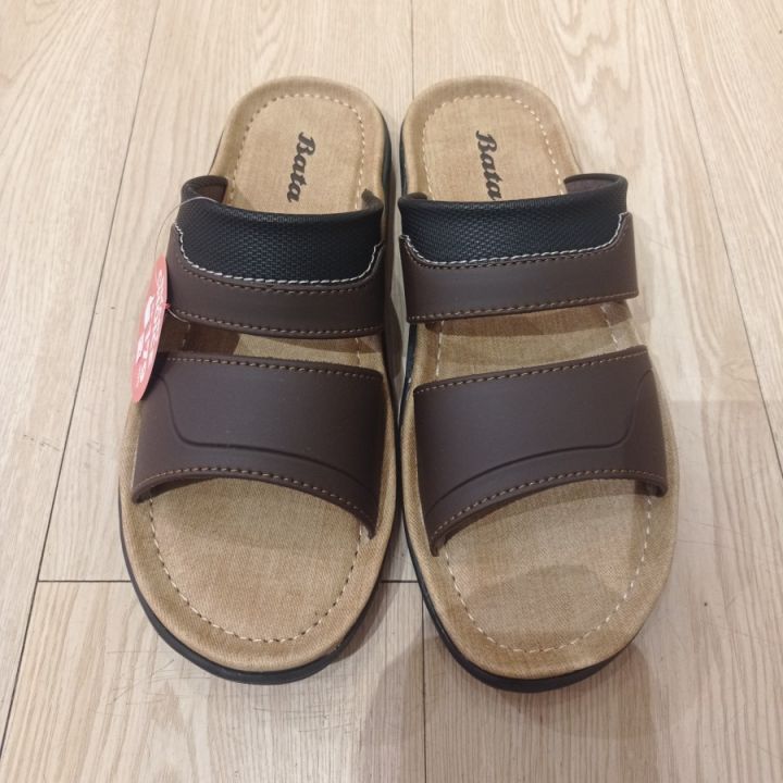 PROMO SALE Sandal Sendal Bata Pria Slip On Salvador Brown