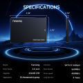 Fanxiang S101 SSD 2.5" SATA III 3D NAND Write Speed 550MB/s 128GB 256GB 512GB 1TB 2TB Hard Drive Internal Solid State Disk for Laptop Desktop. 